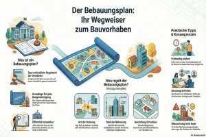 Bebauungsplan einfach erklärt: Was man bauen darf - und was nicht - Bild: BauKI / BAU.DE Bebauungsplan einfach erklärt: Was man bauen darf - und was nicht - Bild: BauKI / BAU.DE